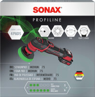 Sonax - SchaumPad medium 75mm - 4 Stück