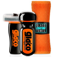 Auto Scheibenversiegelung Set | Soft99 Glaco Glass Compound Roll On Tiefenreiniger + Ultra Glaco Versiegelung | Regenabweiser für Autoscheiben