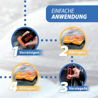 Auto Scheibenversiegelung Set | Soft99 Glaco Glass Compound Roll On Tiefenreiniger + Ultra Glaco Versiegelung | Regenabweiser für Autoscheiben