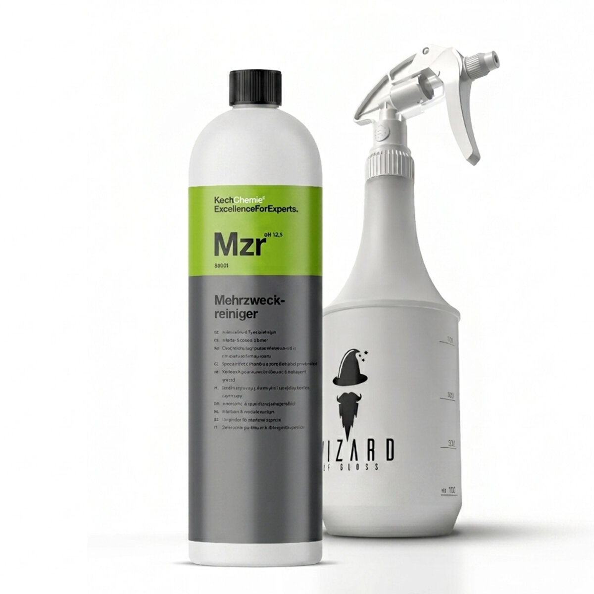 Koch Chemie MZR Mehrzweckreiniger 1L Set + WoG Sprühflasche 1L