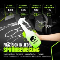 Koch Chemie MZR Mehrzweckreiniger 1L Set + Nuke Guys Sprühflasche 1L + Detailing Handschuh 1000 GSM + Mikrofasertuch