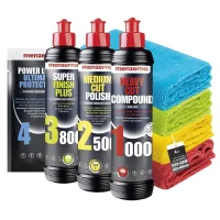 Menzerna Polituren Set: 1000, 2500, 3800 + Protection +...